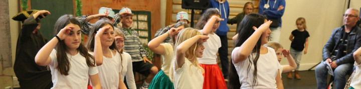 Campusfeest: Optreden vijfde leerjaar